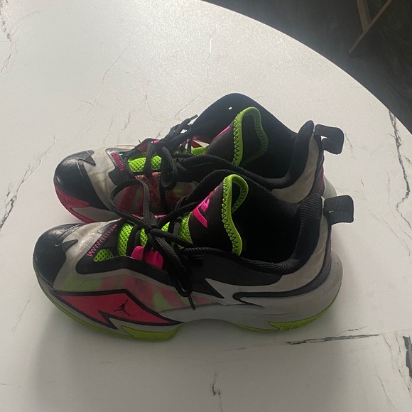 Jordan Shoes - Jordan Athletic Shoes - Pink and Neon Green